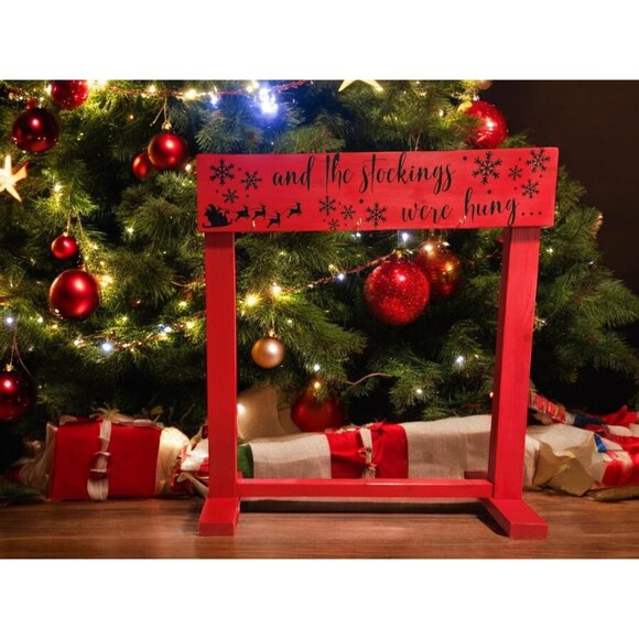 Christmas Stocking Holder - Personalization available - Picture 2 of 5